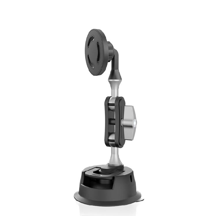 

Metal Car Phone Mount Extendable Arm and Flexible Phone Clamp Suction Cup Holder