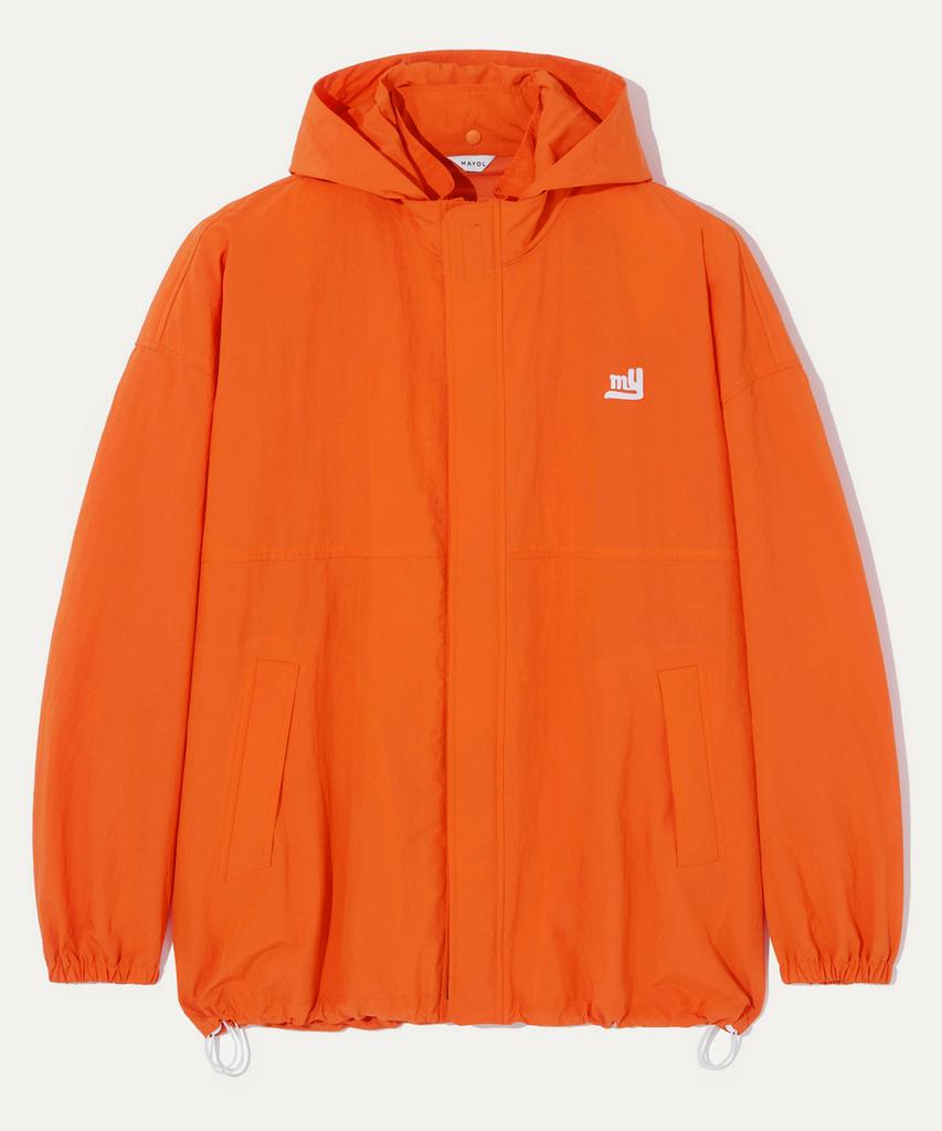 Mayol Detachable Hood Beach Jumper_Orange