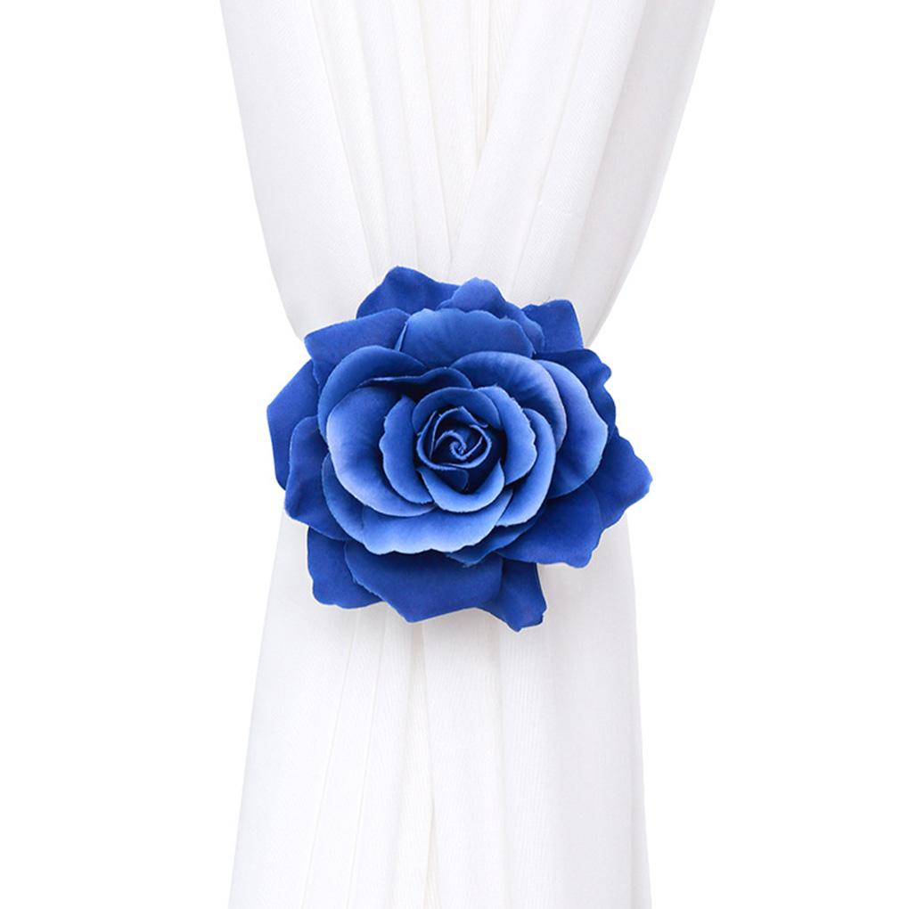 ABS Curtain Tieback Punch-free Cute Stylish Flower Shape Replacement Home Bedroom Buckle Fastener Ornament Accessories