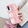 For Samsung Galaxy Note 10 Note10 Plus Cover Cute Cartoons Heart Cat Soft TPU Shockproof Phone Case For Samsung Note 10 Fundas