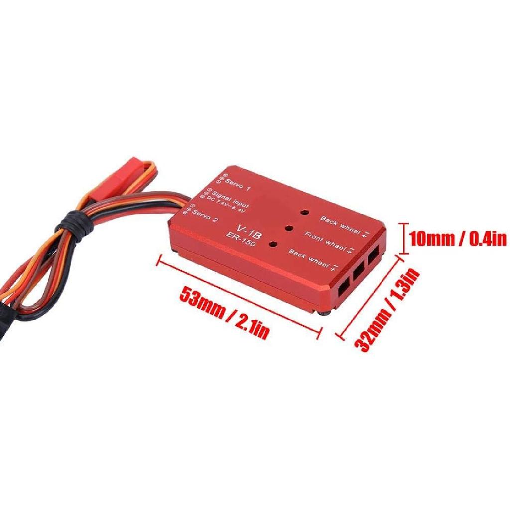 Dilwe JP Hobby ER-150 Alloy Electric Retractable System for Fixed-wing Aircraft RC Accessory(Controller (2S power supply))