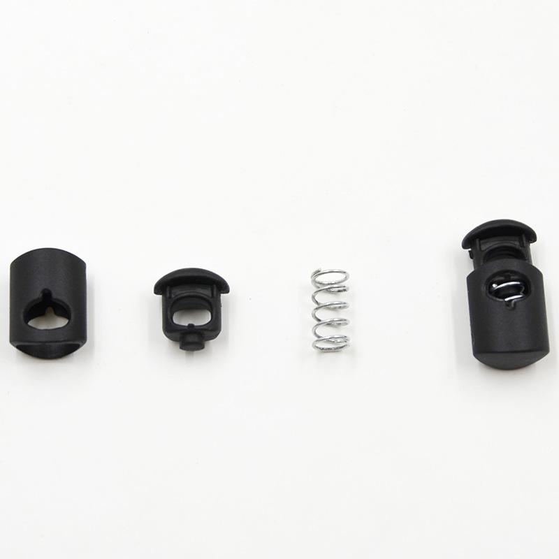 Plastic Spring Buckle, Luggage Accessories, Hanging Bell Elastic Adjustment Rope Buckle, Rope Lock, Pull Wire, Coat And Hat Pig Nose Buckle