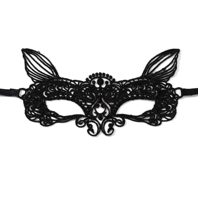 Lace Eye Mask Costume Female Half-face Dance Party Halloween Prop Princess Adult Mask Concealer Fox Mask
