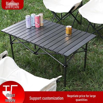 Conjunto Portátil Dobrável de Mesa e Cadeiras de Camping para Churrasco e Lazer ao Ar Livre