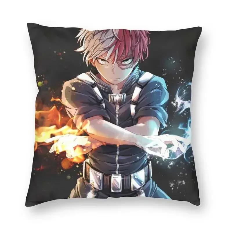 Nordic Style Anime Manga Himiko Toga Sofa Cushion Cover Polyester BNHA My Hero Academia Pillow Case Square Pillowcase Decoration
