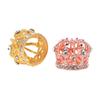 1:12 Dollhouse Miniature Gold Silver Bronze Mini Metal Alloy Crown Models Retro European Style Crown Headwear Dolls Accessories