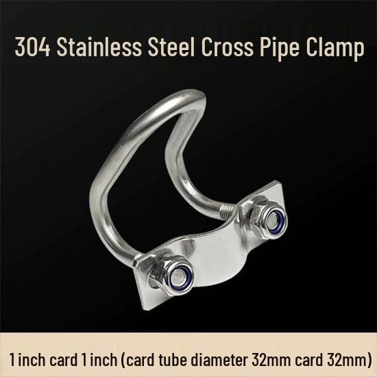 Stainless Steel Double U-Shaped Clamp for Delivery Bed/Galvanized Greenhouse Hose Tube Fastener