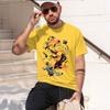 Koi Swimming Around Flowers Printing Unisex T Shirt All Tee Summer Clothes Comfortable Loose Male Short Sleeve 2026 New Model