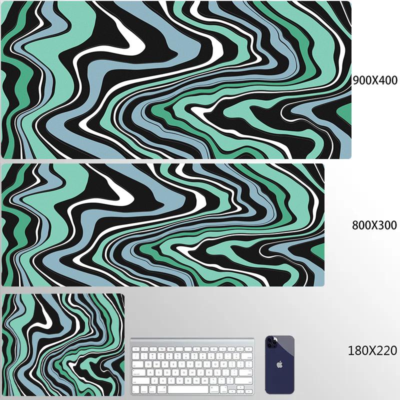 Tappetino Mouse Strata Liquid 900x400 Computer Laptop Anime Tappetino Tastiera Mouse XXL Tappetino Mouse Grande Tastiere Giocatori Decorazione Tappetino Scrivania