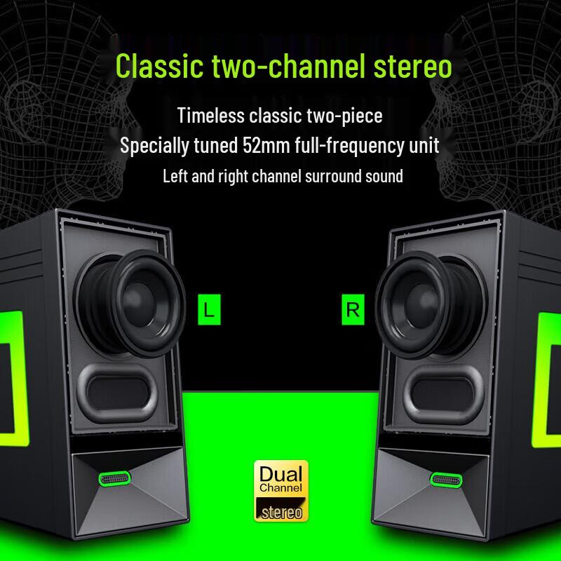 Newman V4 Gaming Desktop Speakers with Bluetooth 5.3 and RGB