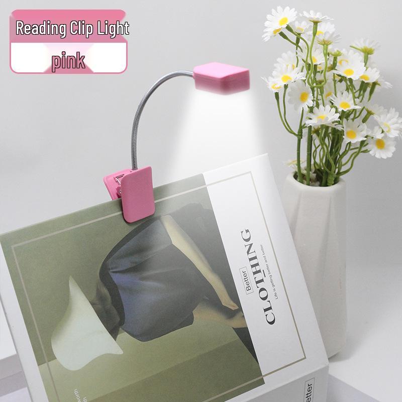 Rechargeable Eye-Friendly Clip-On Reading Light for Students