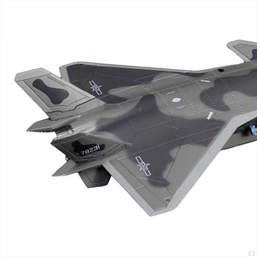 1/100 J20 Fighter Alloy Aircraft Model Adults Gifts Collection Ornament for Bookshelf