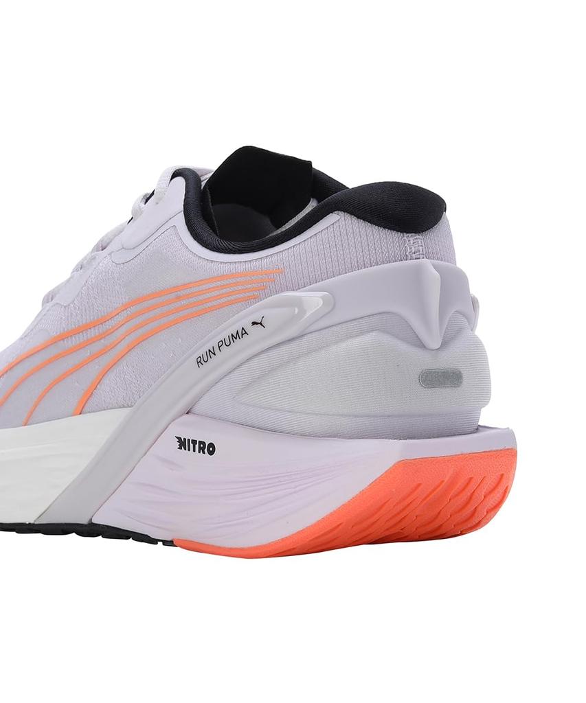 Puma Run Double X Nitro Running Sneakers by 2022 Lavender Size cm (376171) [Worn AYA] Women's Spring/Summer Colorway Fog/Metallic Silver/Neon Citrus,
