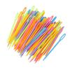 200Pcs Colorful Large Eye Needles 3.5inch Darning Needles Portable Tapestry Needles  For Knitting