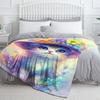 Anime Cute Cartoon Flannel Thin Blanket Bedroom Blanket, Iving Room,sofa Blanket,student Office Nap,camping Trip,children's Gift