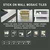 Waterproof Oil-proof Aluminum Foil Kitchen Wall Sticker High Temperature Resistant Self-Adhesive Wall-Paper 40x100cm