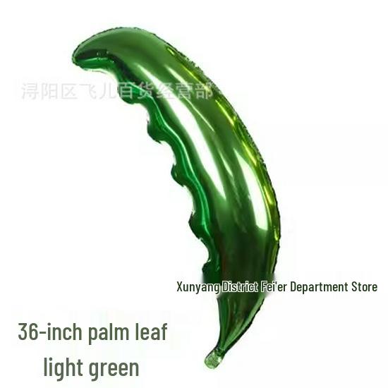 

36-Inch Coconut Tree and Palm Leaf Shaped Aluminum Foil Balloons