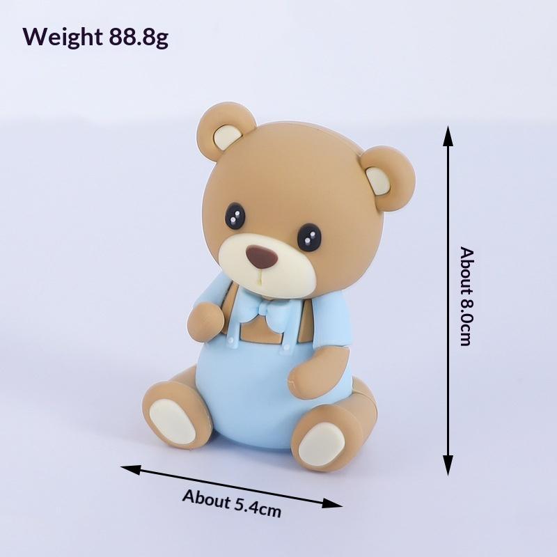 Topo de Bolo Balão de Ar Quente Azul Rosa Festa de Revelação de Gênero Decoração de Bolo Crianças Meninos Meninas Suprimentos para Festa de Aniversário Chá de Bebê