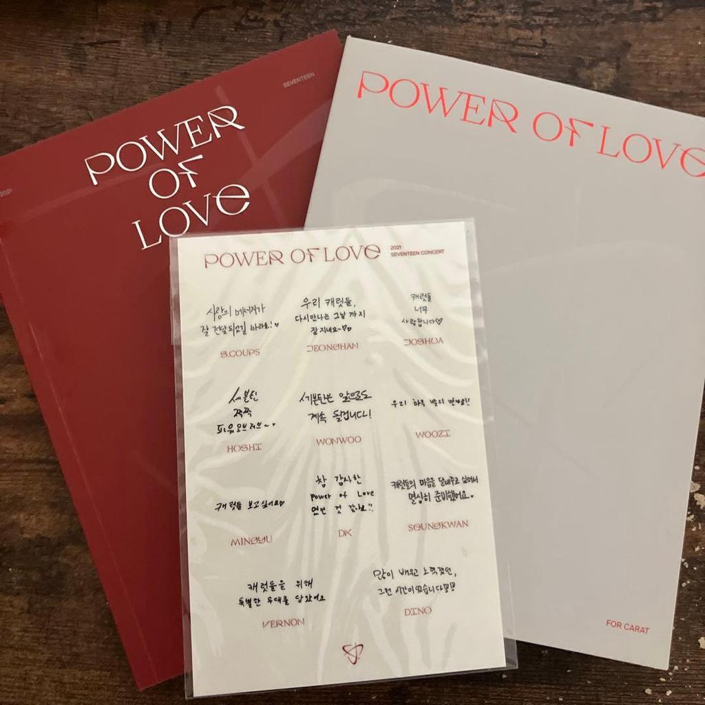 [USED] SEVENTEEN POWER OF LOVE 2021