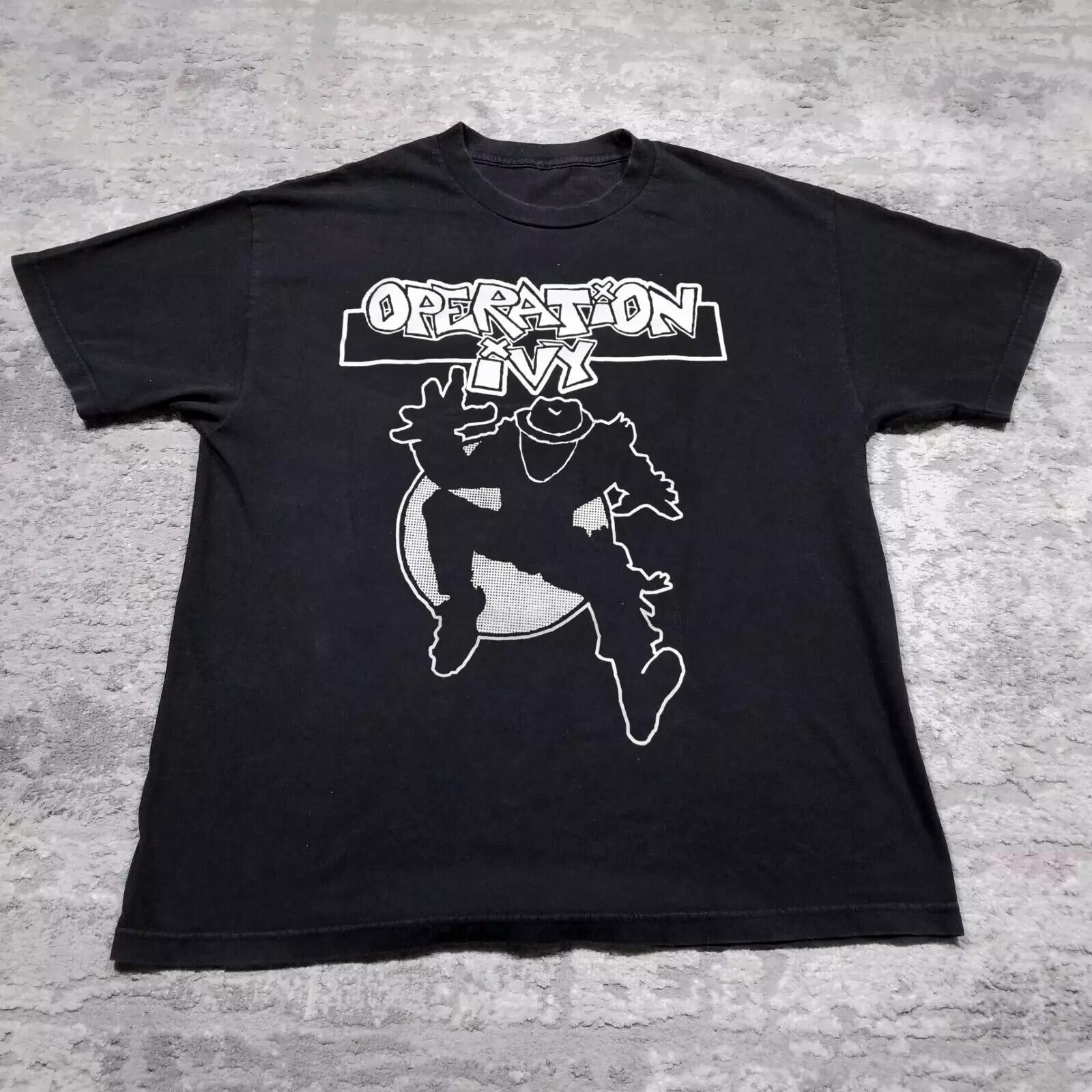Rare Operation Ivy Unisex Men All Size T-Shirt 11D215 S разноцветный
