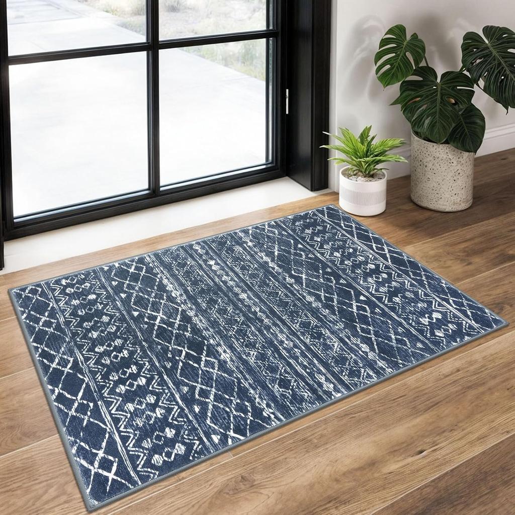 Geometric Striped Carpet  Minimalism  Modern Anti Slip Carpet  Home Decoration Living Room Entrance  Durable Indoor Carpet