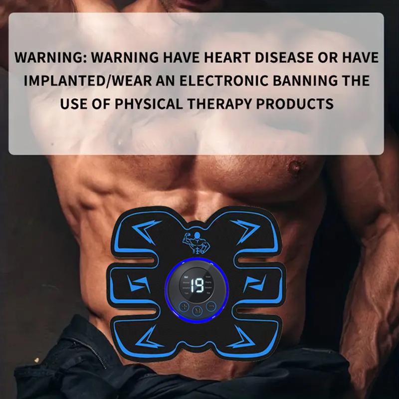USB Dobíjecí Masážní Podložka na Svaly Bezdrátový Trenažér Těla a Paží Břišní Sportovní Fitness Zeštíhlující Masážní Přístroj