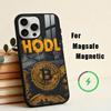 Cool Art Bitcoin Digital  Phone Case For iPhone 17,16,15,14,13,12,Plus,Pro,Max for Magsafe Magnetic Wireless Charging