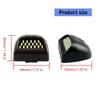 Bright Car License Lamp Weatherproof PC Material Quick Mount Design License Plate Light for 2500 1999-2004