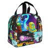 Cartoon Geometry D-Dashs Video Game Insulated Lunch Bag for School Office Resuable Cooler Thermal Bento Box Women Men