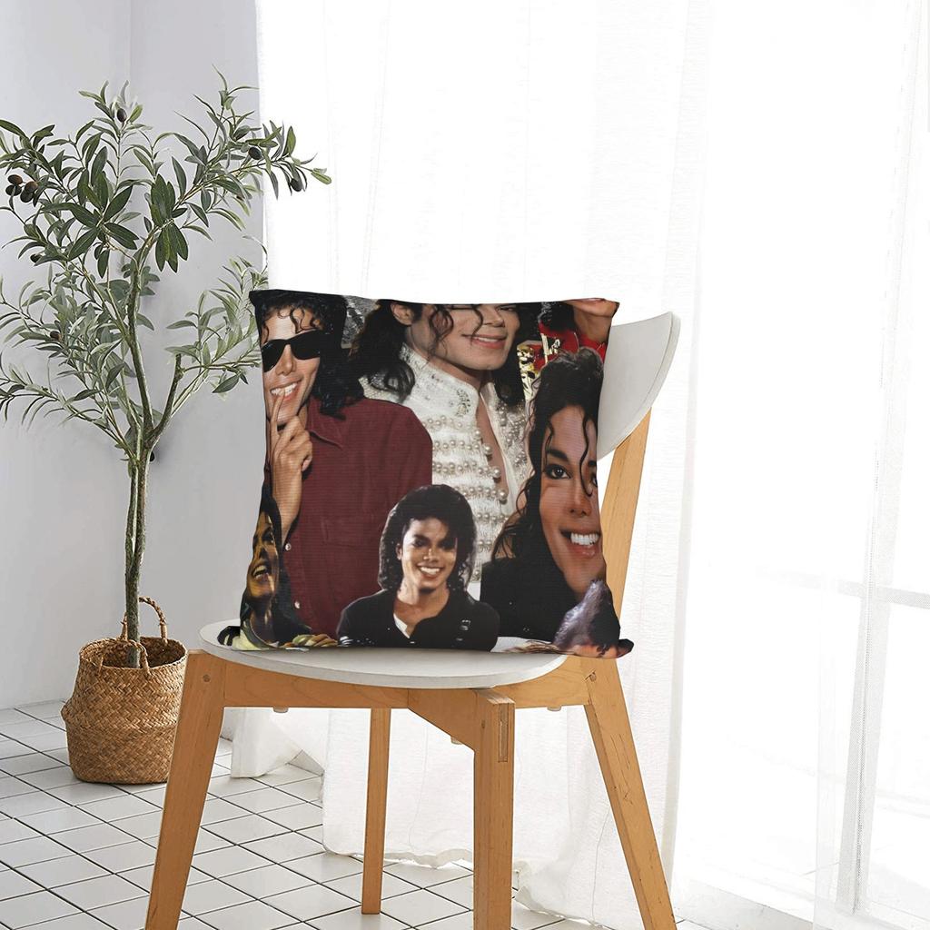 Michaels Jacksons Pillowcase Printed Cushion Cover Decoration Pillow Case Cover Home Zipper