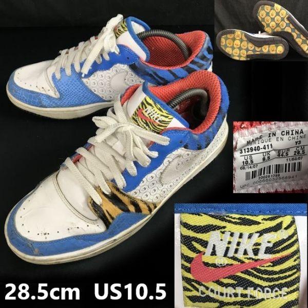 

Nike 2007 Limited COURT FORCE PREMIUM LOW Модель Сэцубун Аони Кроссовки Синие 28.5 313940 411