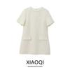 Fashion Style 2024 Fall and Winter New Women's Clothing Easiest for Match Sequin Short Sleeve Round Neck Mini Dress 8714933