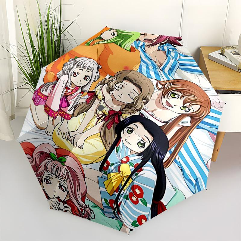 

1pc Outdoor Umbrella with Anime Characters | Automatic Opening & Closing | Portable 3-Fold Design | Iron Frame | Perfect Gift for Fans, Travelers
