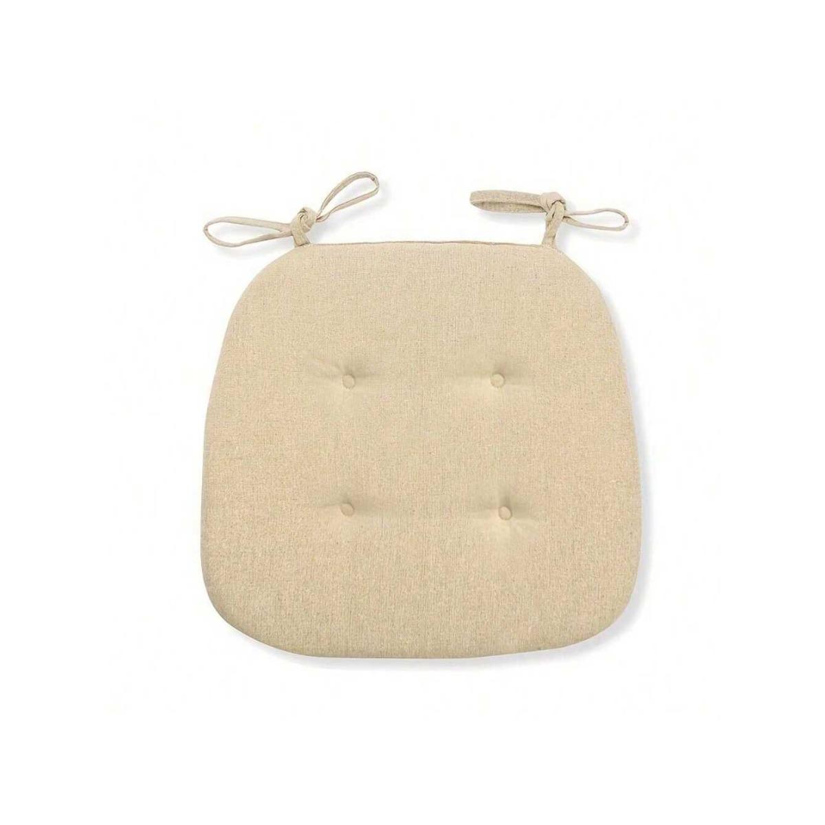 

Thickened cotton and linen four season universal dining chair cushion, student and household seat cushion 43x41x35cm