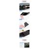 For Infiniti FX35FX45 G25 G35 G37 2003-2008 Window Trim Strips Bright Black Center Pillar Sticker Universal