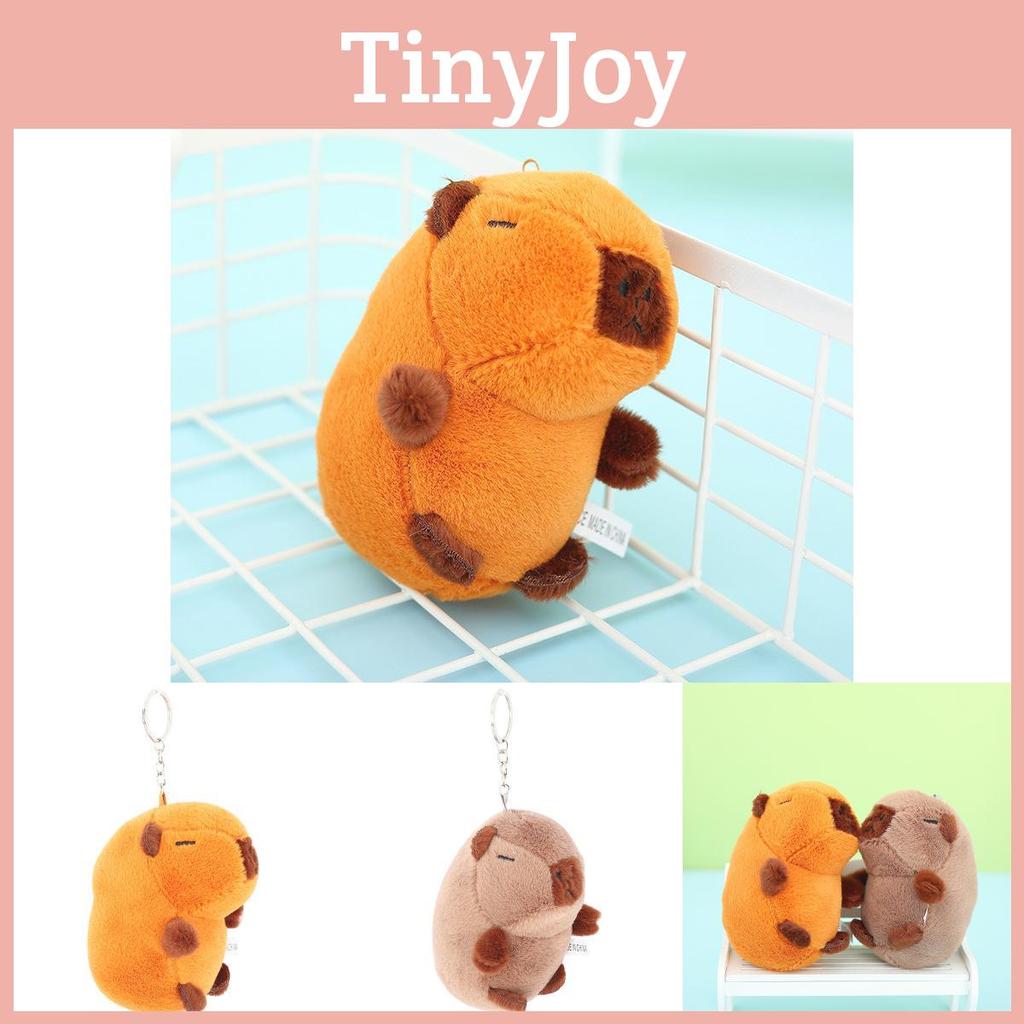 Adorable Capybara Plush Keychain Soft And Cute Cross-border Bag Charm