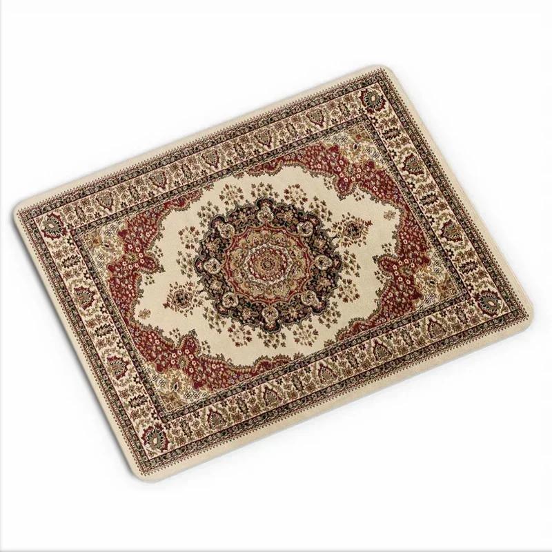 Persian Carpet Computer Laptop Mouse Pads Office Decorative Desk Mats Washable Non-Slip Rubber Desk Carpet Gaming Mat Playmat