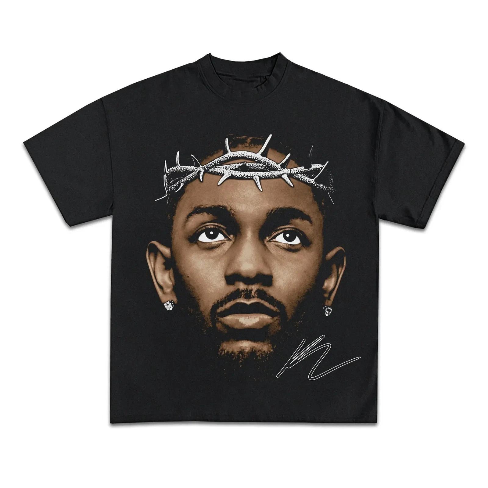 Kendrick Lamar Pray Graphic Boxy Vintage Shirt Streetwear Y2K 4XL