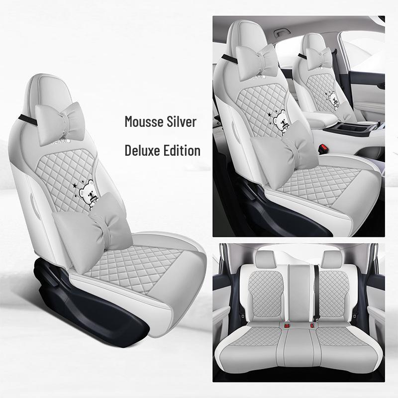 2026 Geely Galaxy Xingyuan Freedom Edition Car Seat Cover - 410 km Range, All-Season, Full Coverage, Cartoon Design.