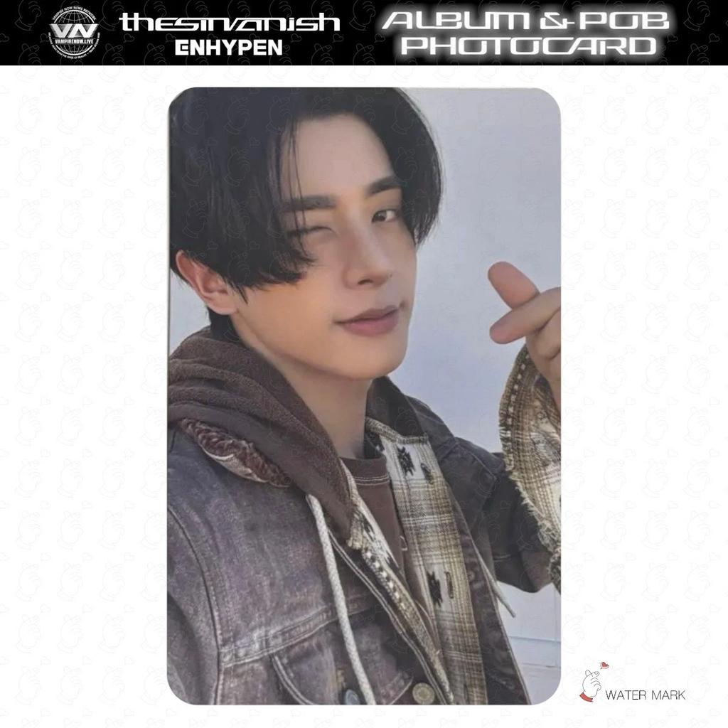 VORBESTELLUNG ENHYPEN THE SIN VANISH ALBUM Fotokarte Japan POB Glücksziehung OFFIZIELL FORBIDDEN AFTERLIGHT STORM FUGITIVES