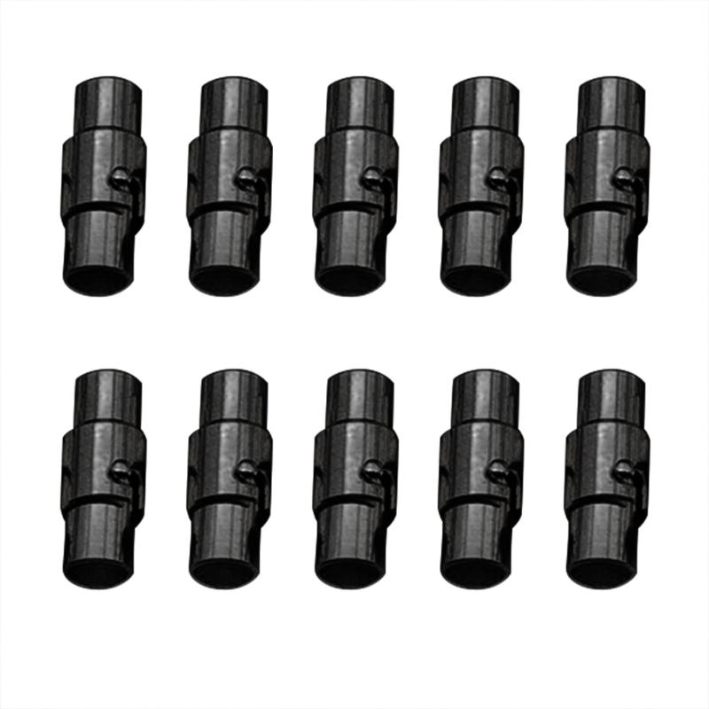 Balení 10 magnetických zapínání Díl pro výrobu šperků Měděné koncovky šňůr pro kůže Lanový náhrdelník Náramek Příslušenství
