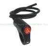 652F 22mm Motorcycle Switches Headlight Hazard Brake Fog Light ON OFF Handlebar Control Button Switches Pushbutton