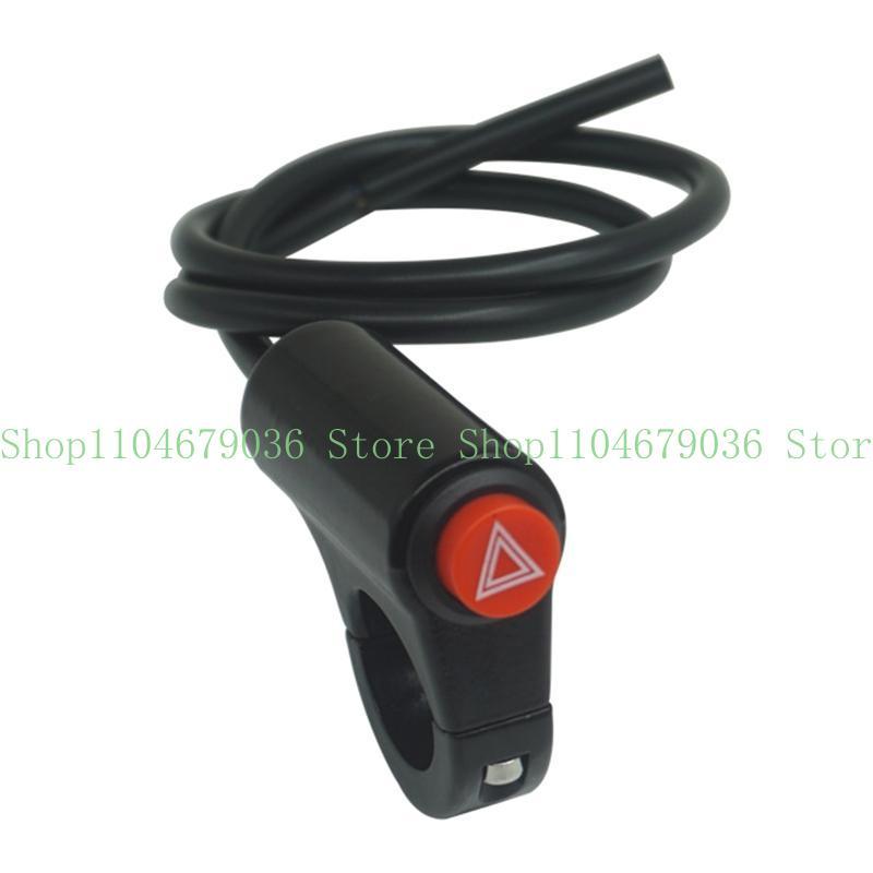 652F 22mm Motorcycle Switches Headlight Hazard Brake Fog Light ON OFF Handlebar Control Button Switches Pushbutton