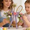 Easter Wreaths For Front Door Festive Spring Bunny Decoration Spring Wreath For Window Fireplace Wall Indoor Outdoor