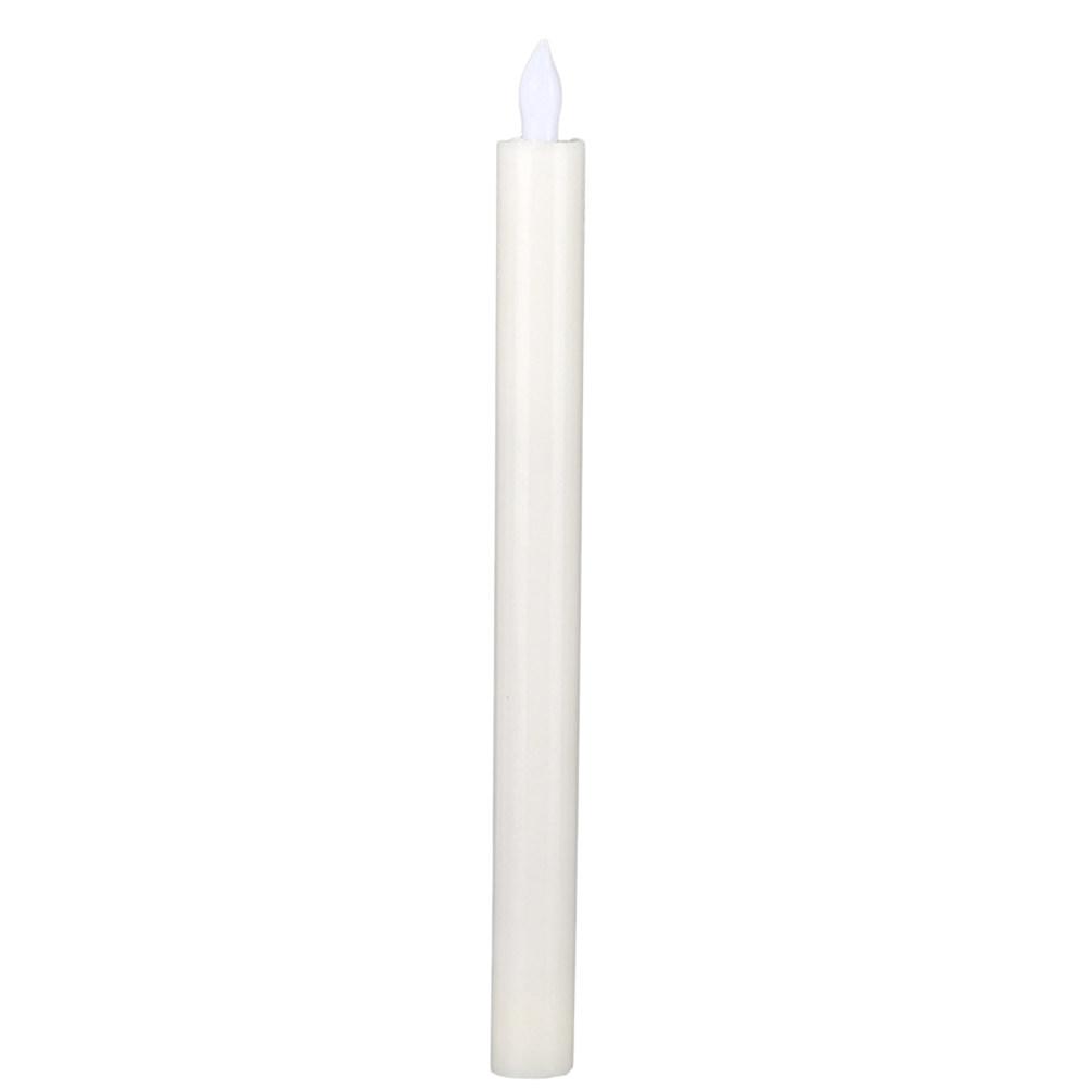 2Pcs LED Flameless Flickering Taper Candles with Remote Timer Suction Cup Holder Realistic Electric Lights for Home