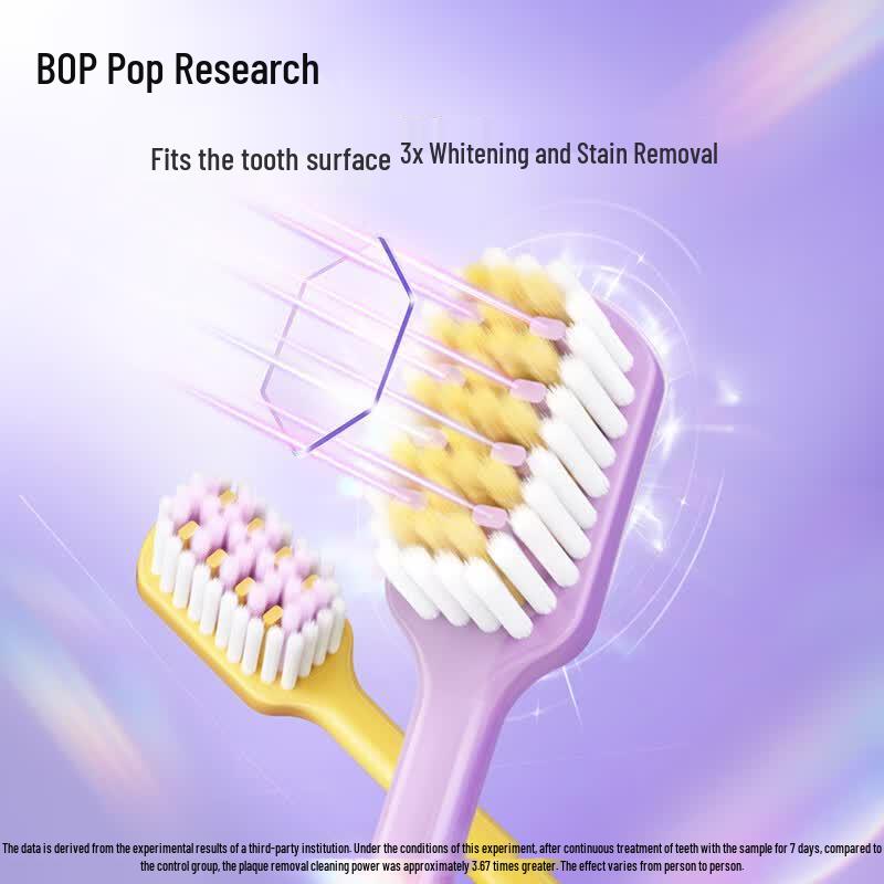 Bop 3X Stain Removal Wide-Head Toothbrush