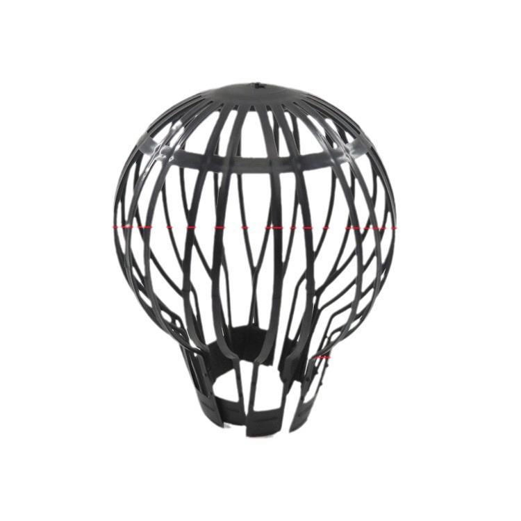 Outdoor Anti-Clog Floor Drain Mesh Cover - Round Plastic Wire Mesh for Balconies, Rainwater, and Anti-Leaves Protection