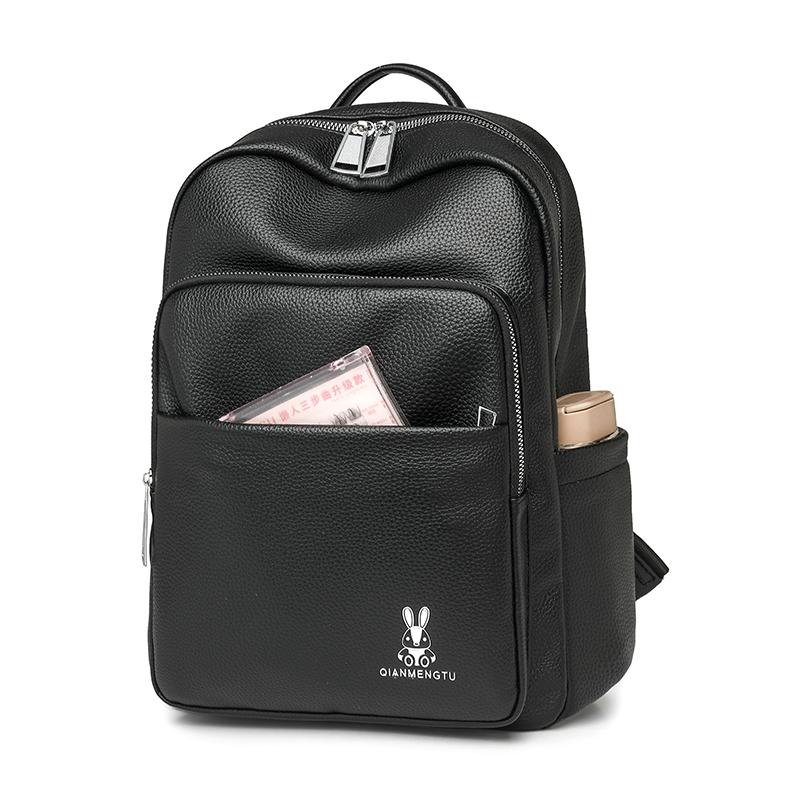 Weicher Lederrucksack Damen Pendler Große Kapazität Schultertasche Multifunktionaler Reiserucksack