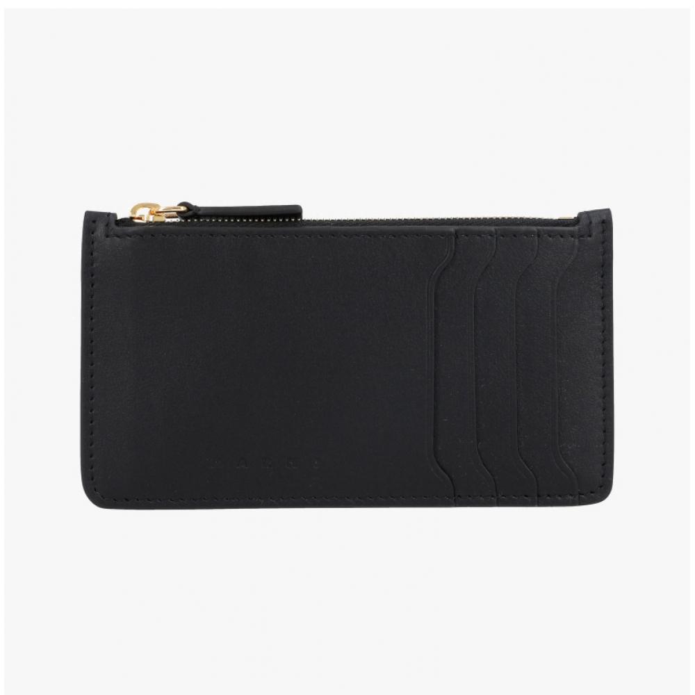 Marni Troncara Calfskin Zip Card Wallet Pfmo0111u0 P6948 00n99