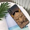 Samurai Oni Mask Funda For Xiaomi Redmi Note 13 10 11 12 14 15 Pro Plus Case For Redmi 15C 12C 13C 14C 10C 15
